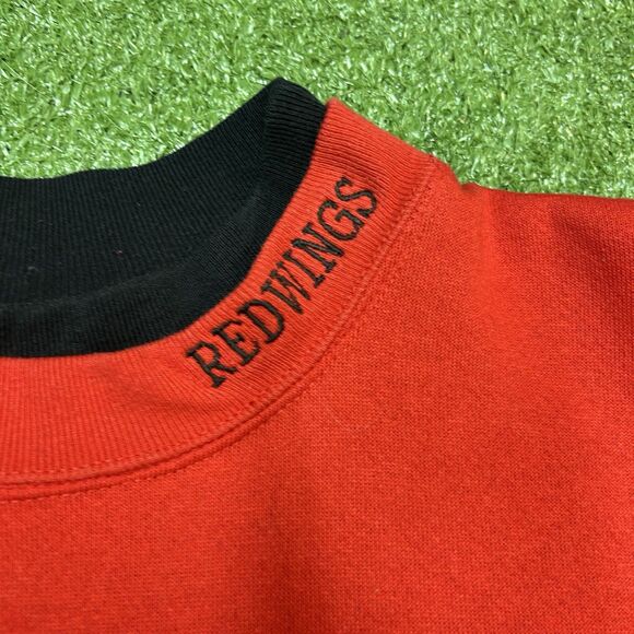 Vintage Detroit Red Wings Sweatshirt Men Size XL USA Made Hockey NHL 90s - Picture 4 of 8